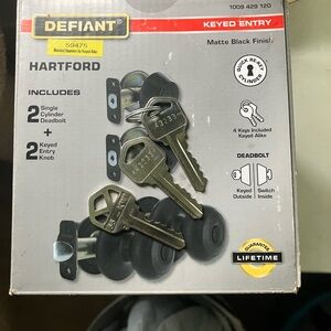 Brand new door locks with four sets of keys